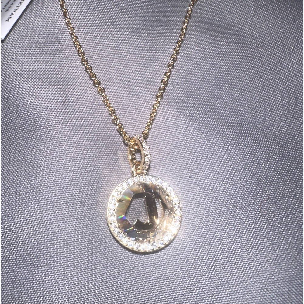 NADRI necklace with J pendant